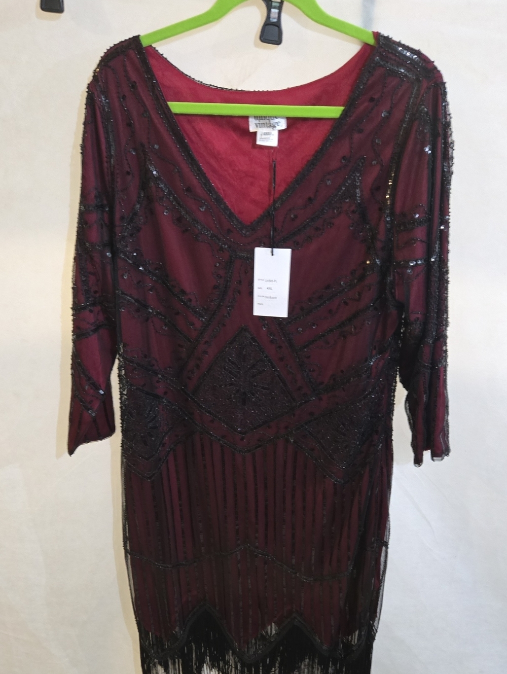 Unique vintage flapper dress